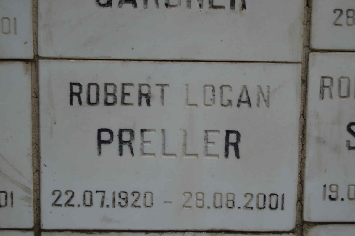 PRELLER Robert Logan 1920-2001