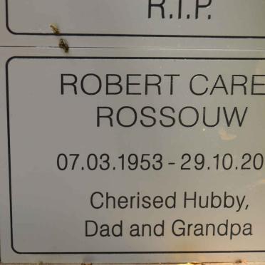 ROSSOUW Robert Carey 1953-2015