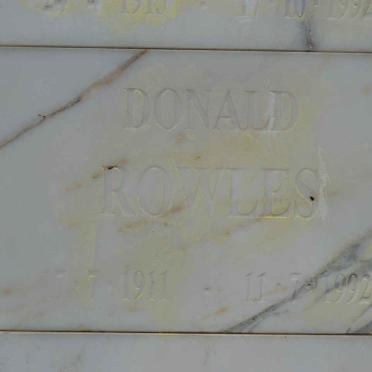 ROWLES Donald 1911-1992