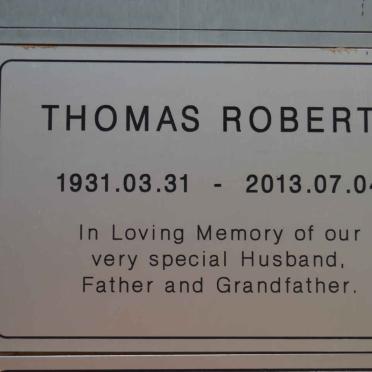 ROBERTS Thomas 1931-2013