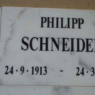 SCHNEIDER Philipp 1913-1995