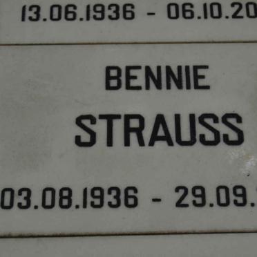 STRAUSS Bennie 1936-2009