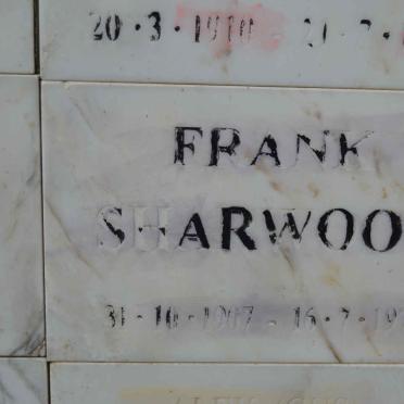 SHARWOOD Frank 1907-1974