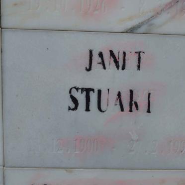 STUART Janet 1900-1993