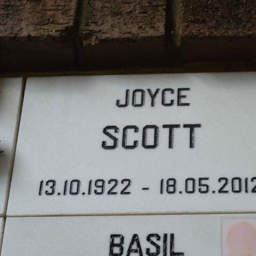 SCOTT Joyce 1922-2012