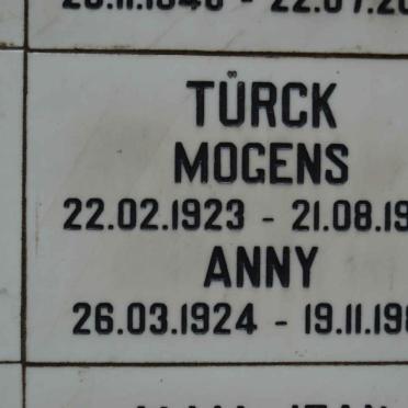 TÜRCK Mogens 1923-1989 &amp; Anny 1924-1989