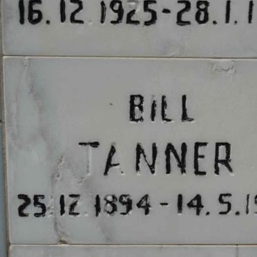 TANNER Bill 1894-1970