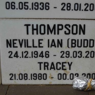 THOMPSON Neville Ian 1946-2012 :: THOMPSON Tracey 1980-2005