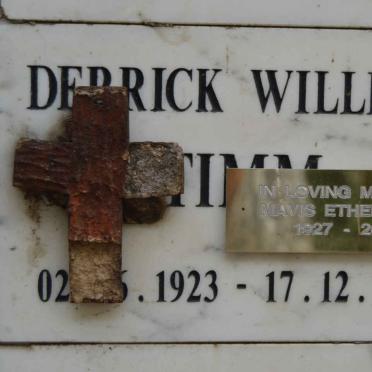 TIMM Derrick William 1923-1999 &amp; Mavis Ethel 1927-2014
