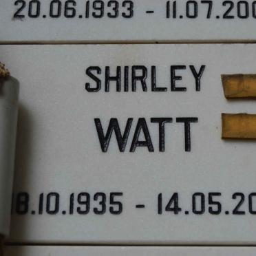 WATT Shirley 1935-2012