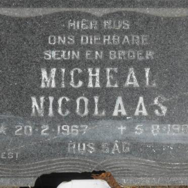 ? Micheal Nicolaas 1967-1982