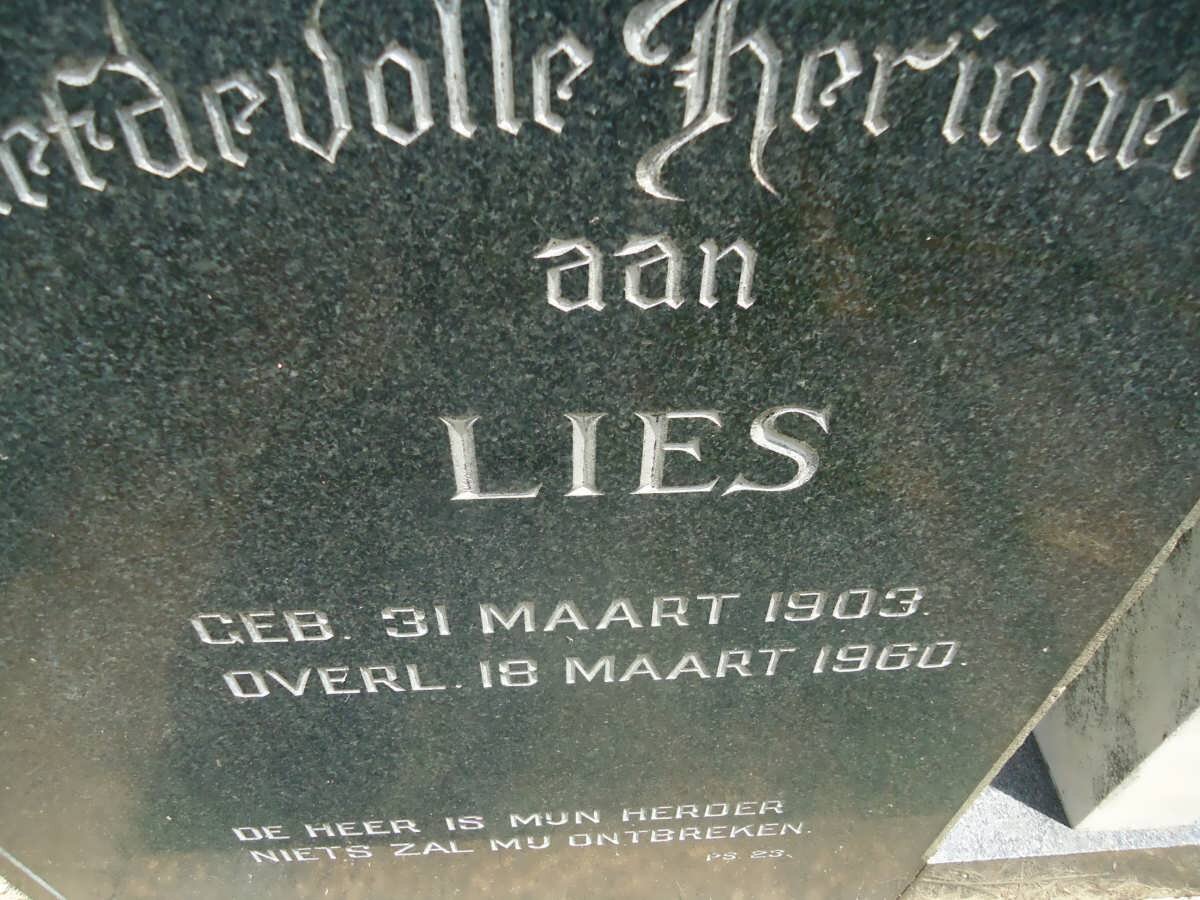 ? Lies 1903-1960