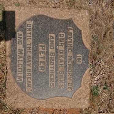 ? Peter :: ? Malcolm