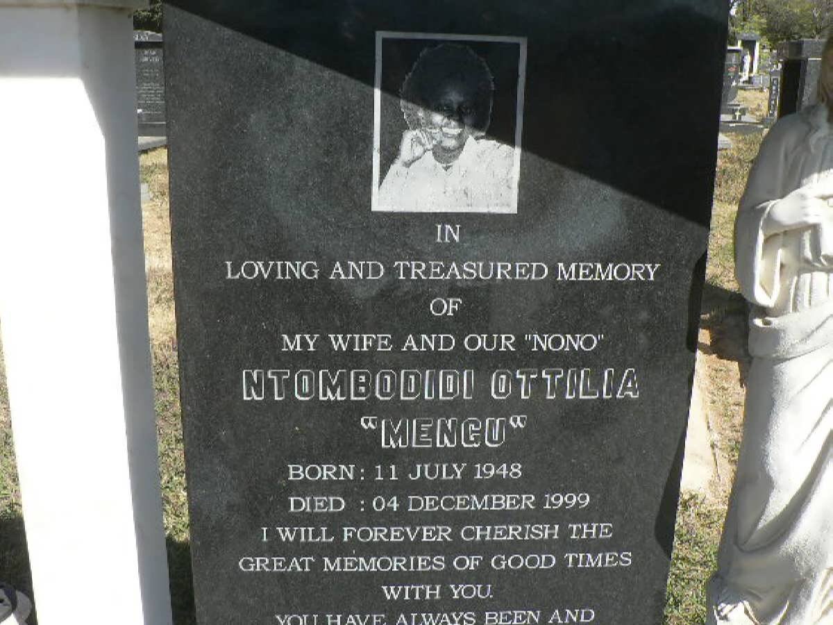 ? Mtombodidi Ottilia 1948-1999