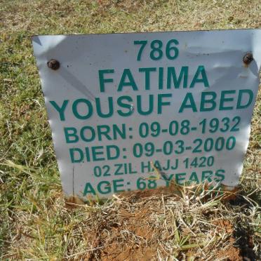 ABED Fatima Yousuf 1932-2000