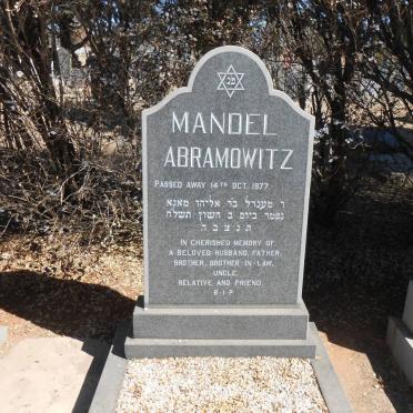 ABRAMOWITZ Mandel -1977