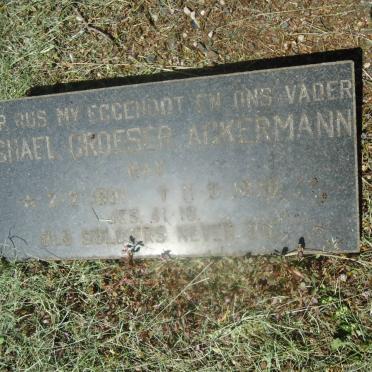 ACKERMANN Michael Croeser 188?-19??