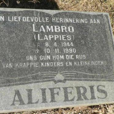 ALIFERIS Lambro 1944-1990