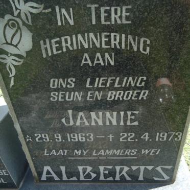 ALBERTS Jannie 1963-1973