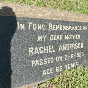 ANDERSON Rachel -1929