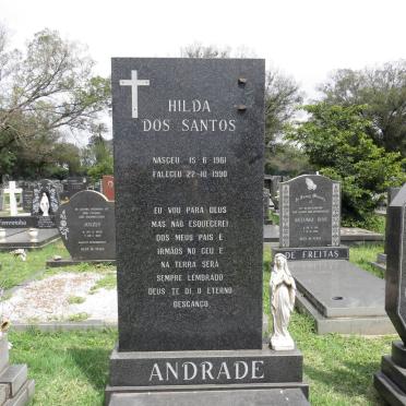 ANDRADE Hilda Dos Santos 1961-1990