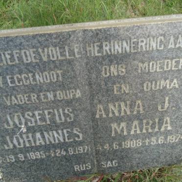 APPELGRYN Josefus Johannes 1895-1971 &amp; Anna J. Maria 1908-1974