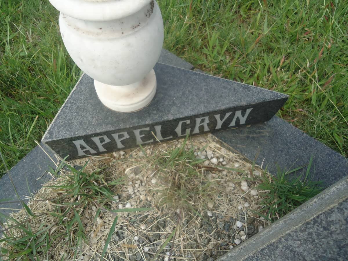 APPELGRYN Josefus Johannes 1895-1971 &amp; Anna J. Maria 1908-1974