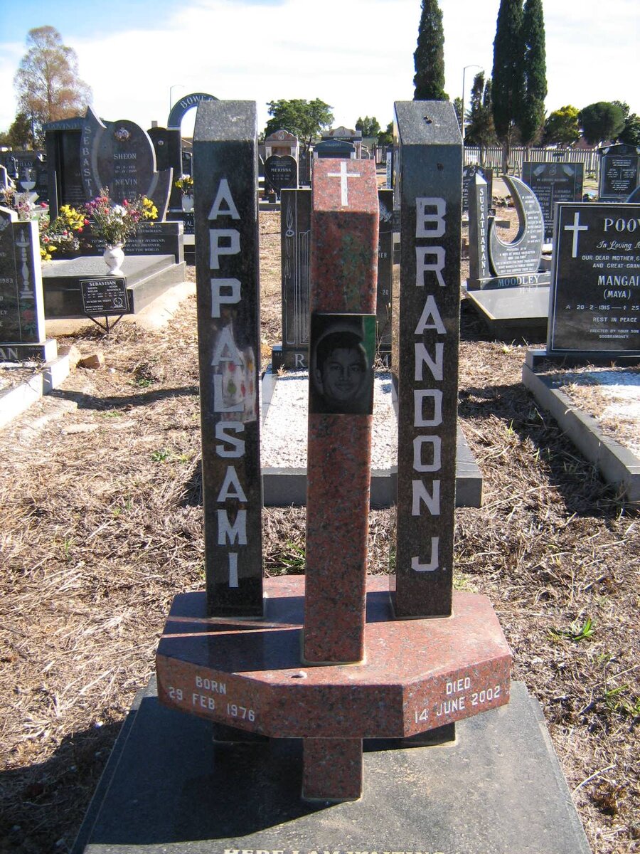 APPALSAMY Brandon J. 1976-2002