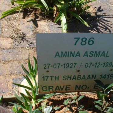 ASMAL Amina 1927-1998