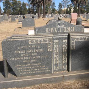 BAWDEN Nicholas James -1951