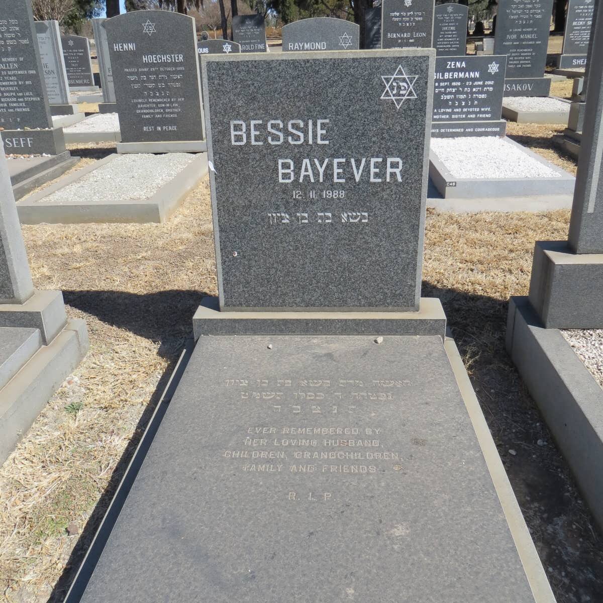 BAYEVER Bessie -1988