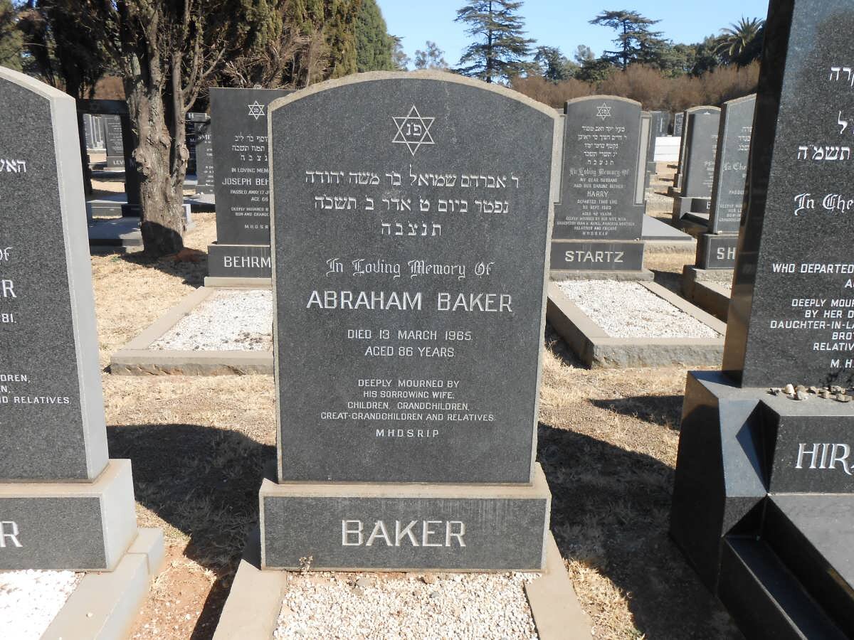 BAKER Abraham -1965