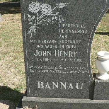 BANNAU John Henry 1914-1968