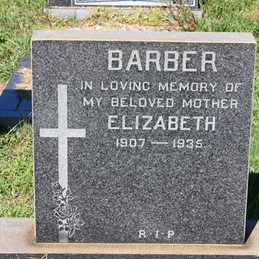 BARBER Elizabeth 1907-1935