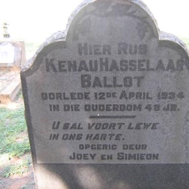 BALLOT Kenau Hasselaar -1934