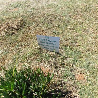 BALLIM Essop 1943-2004