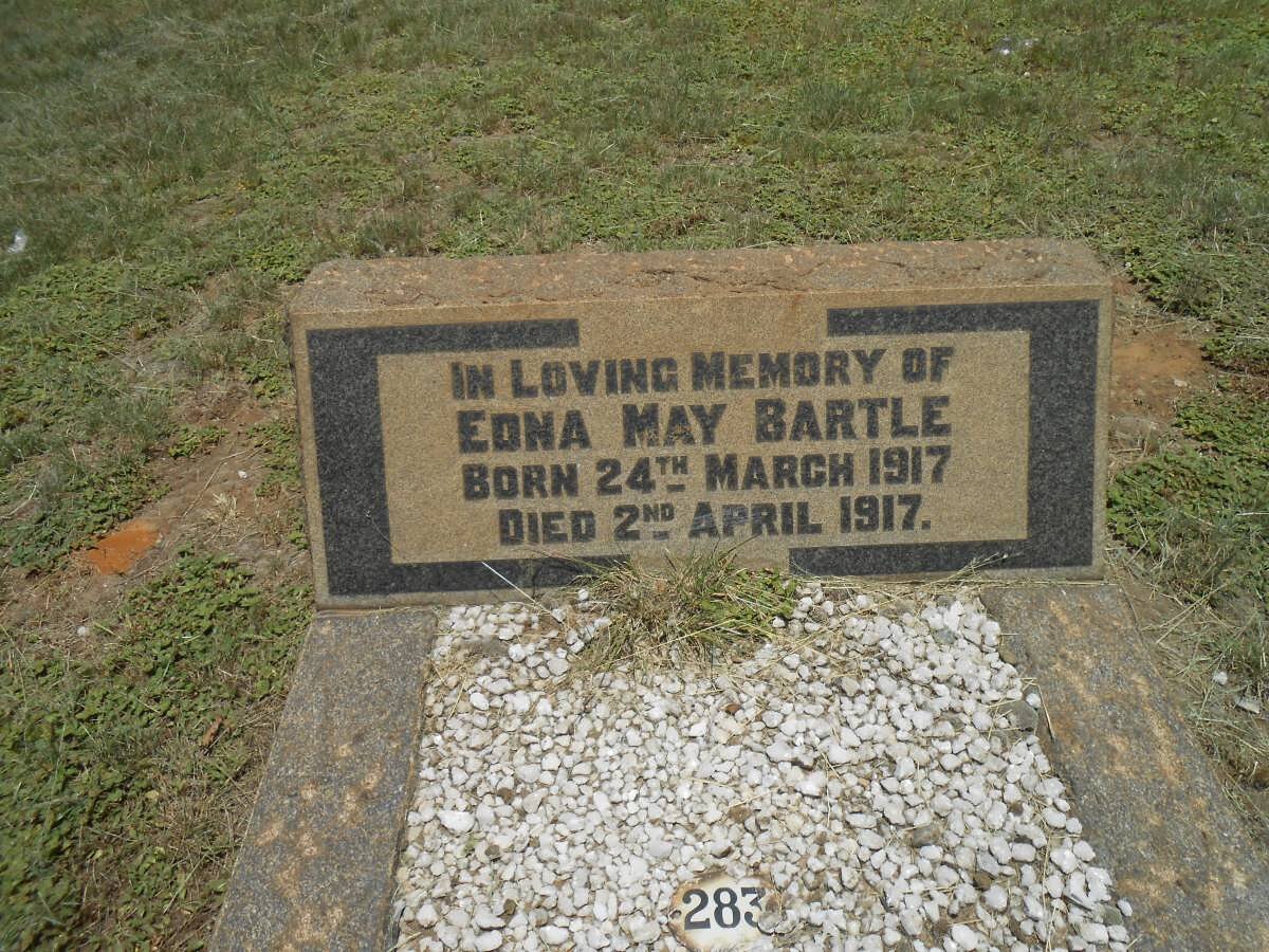 BARTLE Edna May 1917-1917