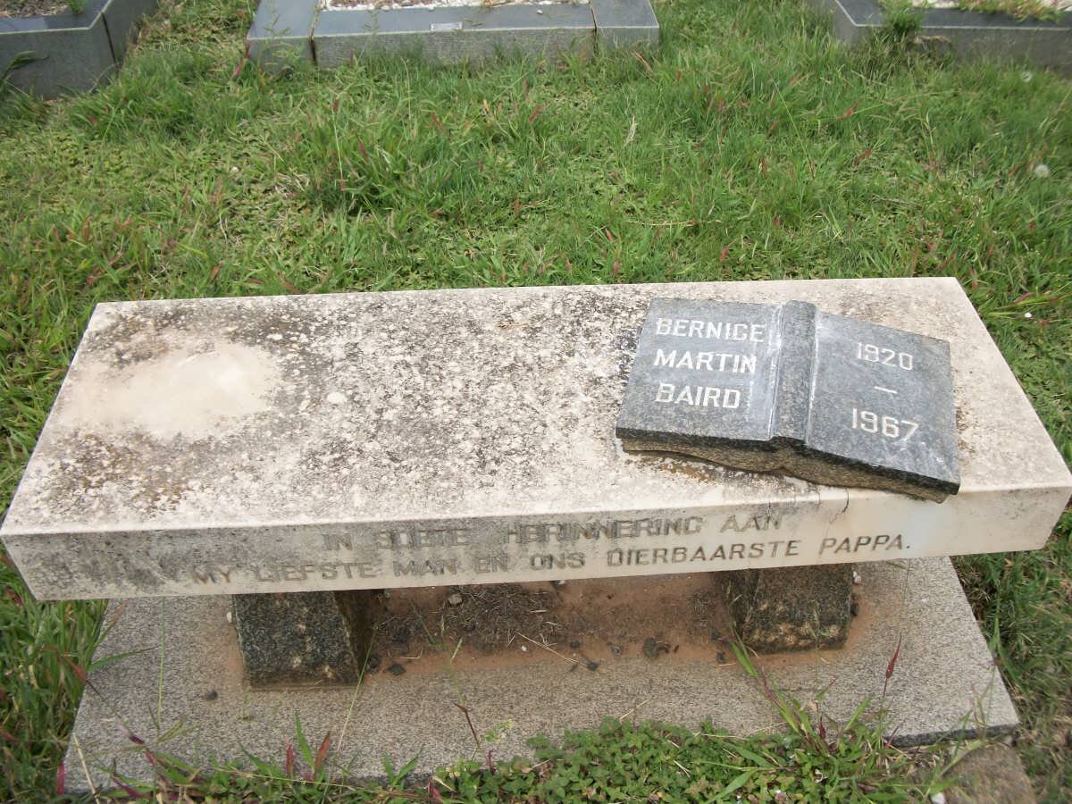 BAIRD Bernice Martin 1920-1967