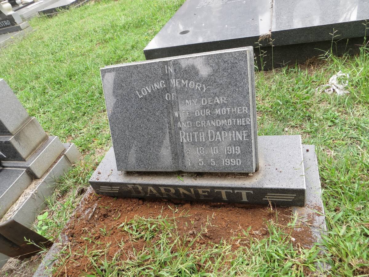 BARNETT Ruth Daphne 1919-1990