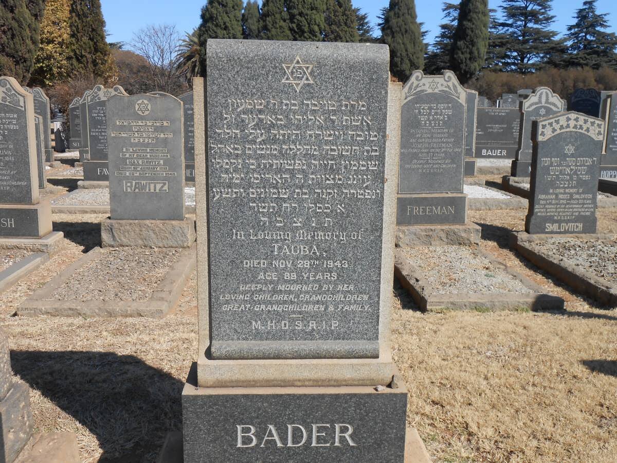 BADER Tauba -1943