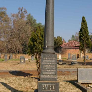 BAIRD Mossie nee HAARHOFF -1927