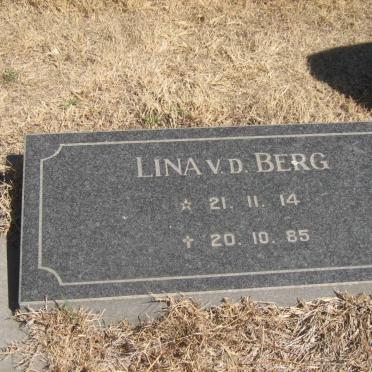 BERG Lina, v.d. 1914-1985
