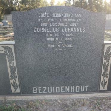 BEZUIDENHOUT Cornelius Johannes 1925-1955