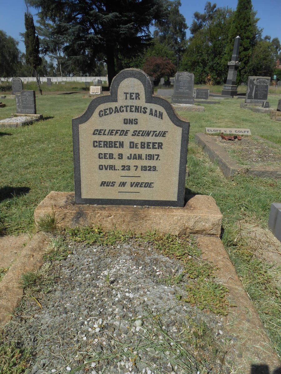 BEER Gerben, de 1917-1929