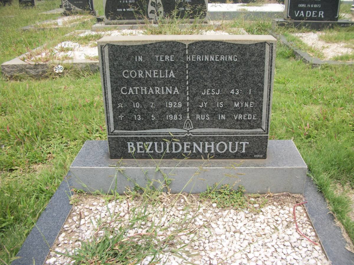 BEZUIDENHOUT Cornelia Catharina 1929-1983