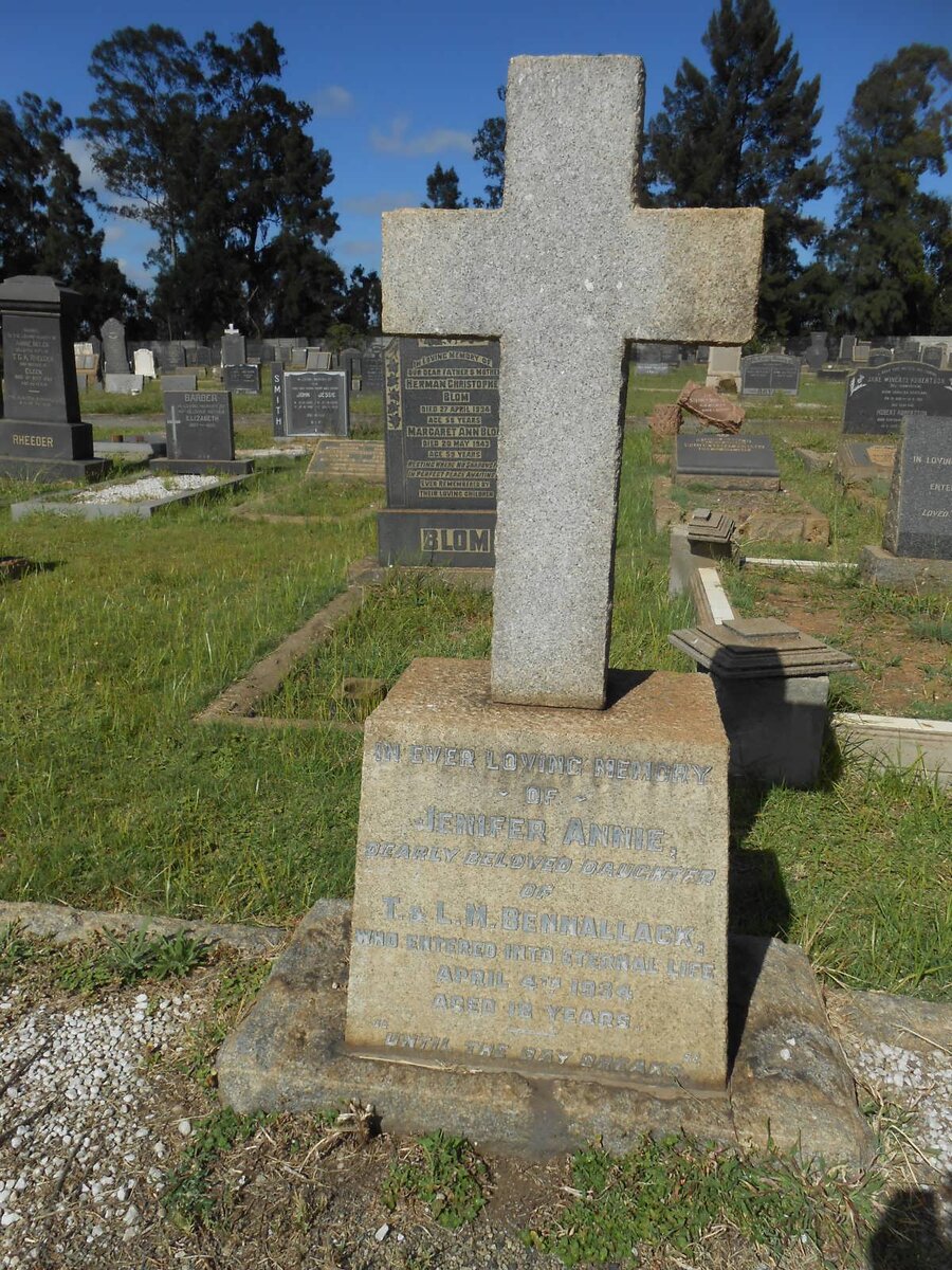 BENNALLACK Jenifer Annie -1934