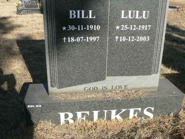 BEUKES Bill 1910-1997 &amp; Lulu 1917-2003