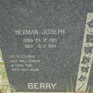 BERRY Herman Joseph 1915-1954