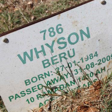 BERU Whyson 1984-2009