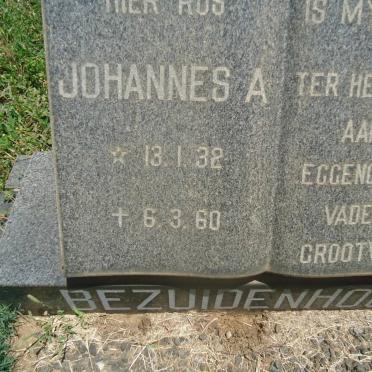 BEZUIDENHOUT Johannes A. 1932-1960
